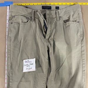Lucky Brand Khakis Pants Size 32x30 Tan